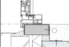 ISC onderdorpel detail schuifpui